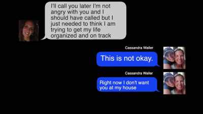 I’m thinking Taylor’s telling me
that she needs time to herself - Killer Cases