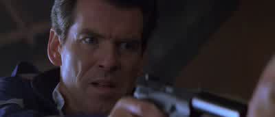 HeyDrop the gunBOND Keep away ColonelHe's an impostor Dr Arkov is 63 years oldThis is your impostoralong with the men outside on the planeThey're stealing the bombI said drop itOn your kneesRENARD Well doneHe would've killed us allDid you speak to himYeah - The World Is Not Enough