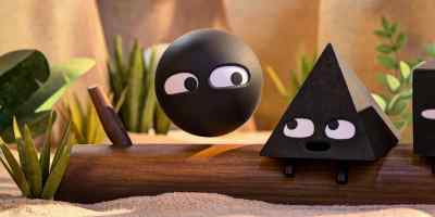 I said,
"I'll be the triangle, you be the frog." - Shape Island