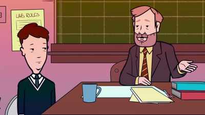 I said "“Has your father
been ill recently?"” - My Old School