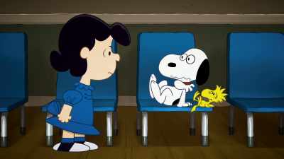 I said, no dogs allowed! - Snoopy in Space