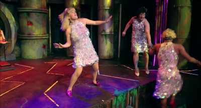 ♪ I said, Oprah ♪
- You don't get a car! - The Toxic Avenger: The Musical