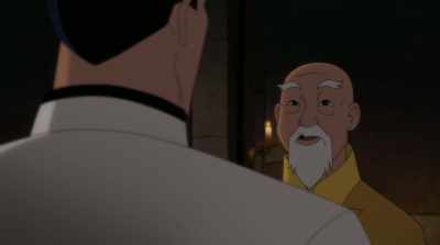 I said to try to break the rock. - Batman: Soul of the Dragon