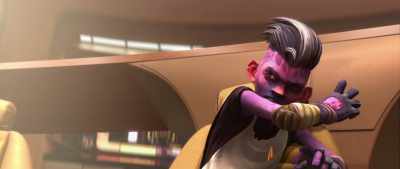 I sat in the seat,
I gave the commands, - Star Trek: Prodigy