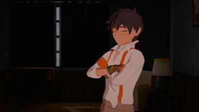 I saw a chimney from the outside, maybe we could get a fire going? - RWBY