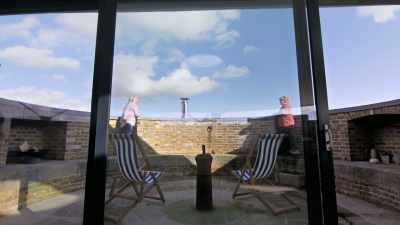 I saw a cloud a few weeks ago,
a white cloud, just... - Extraordinary Escapes with Sandi Toksvig