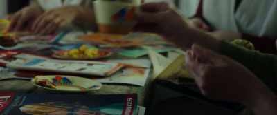 I saw this display once. There was
all these plates piled together, - The Colour Room