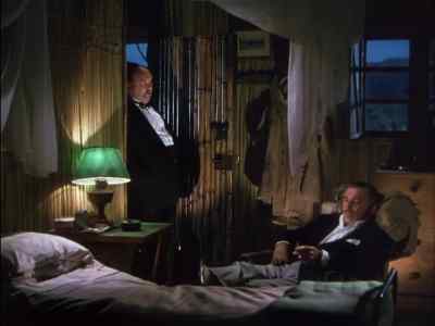 I saw your light.
I thought you weren't asleep yet. - Mogambo