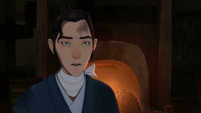 I saw his plans.
He has an army armed with foreign rifles. - BLUE EYE SAMURAI