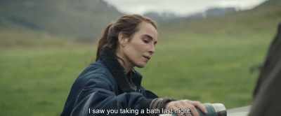 I saw you taking a bath last night. - Lamb