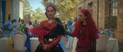 ♪ I saw through her
Cinderella and I were classmates ♪ - Descendants: The Rise of Red