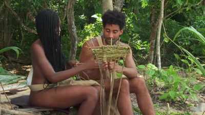 I saw two naked men
approaching and I thought... - Naked and Afraid of Love