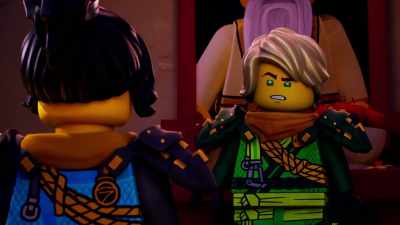 I saw Wolf Masks training,
but I have no idea where. - LEGO Ninjago: Dragons Rising