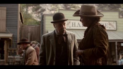 I say Joanie Stubbs' collecting her portion of - Deadwood: The Movie