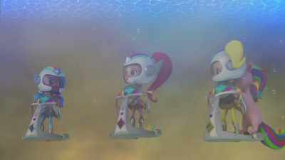 I say we look down from above
and see where the silt is thickest. - Rainbow Rangers