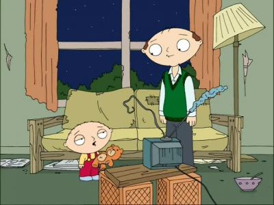 I say what happened to his leg Oh wait now I remember - Stewie Griffin: The Untold Story