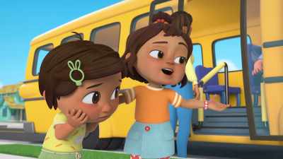 I was scared the first time
I rode on the bus too. - CoComelon Lane