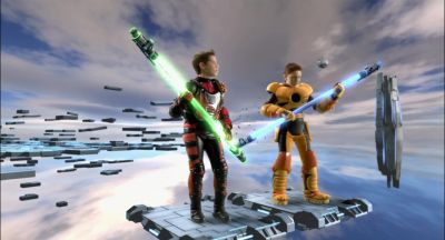 I see you brought Grandpa into the game - Spy Kids 3: Game Over