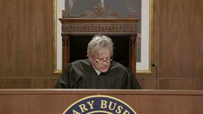 -I see.
-We're still working on it. - Gary Busey: Pet Judge