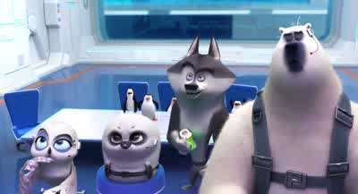Yes we've got you that's fantastic Excellent Now where was IDaveGreetings North Wind I see you've met my old zoo matesWe were never mates There was no matingTurn yourself in David You're powerless now that I've stolenyour precious Medusa Serum What You - Penguins of Madagascar