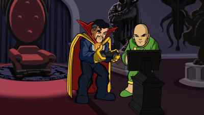 I sensed you would be coming.
I put out a cheese platter. - The Super Hero Squad Show