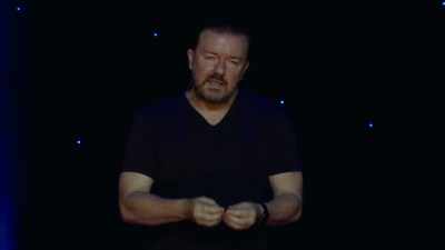 I sent back, "People who hate the C-word
would hear it a lot less, - Ricky Gervais: Humanity