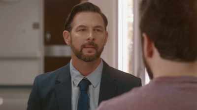 I sent her home to change.
She was covered in Liz's blood. - Her Affair to Die For