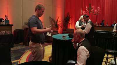 I set up table,
I set up the chairs - Dealt