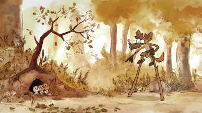 I shall swallow the first one,
I shall crunch the second one... - The Big Bad Fox and Other Tales