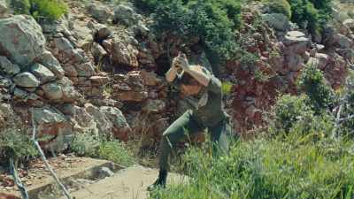I shoot
with two hands! - The Little Drummer Girl