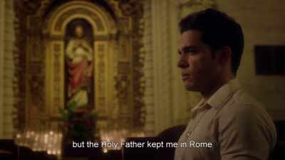 I should have done it before, - The Young Pope