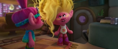 I should've come with you.
I was ju-- - Trolls Band Together