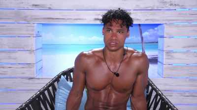I was sitting upstairs
in the make‐up room, - Love Island