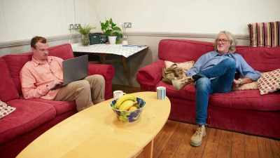I once slept
on the central reservation - James May and the Dull Men