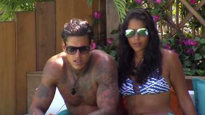 ‐I slept with 15 people.
‐SINGER:
# Getting to like you # - Love Island