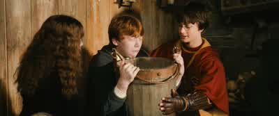I smell blood. - Harry Potter and the Chamber of Secrets