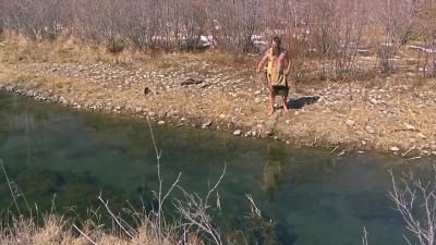 So what I've noticed
 down here is that - Naked and Afraid