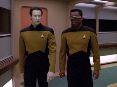 I spent two hours
chatting with the computer. - Star Trek: The Next Generation