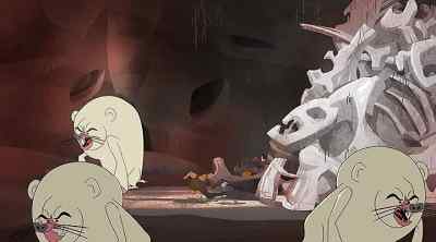 Squawk.
Loser. - Dawn of the Croods