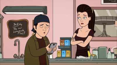 I started reading up
on that fake moon landing, - Corner Gas Animated