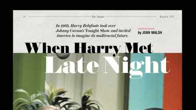 I started searching
for what might exist. - The Sit-In: Harry Belafonte Hosts The Tonight Show