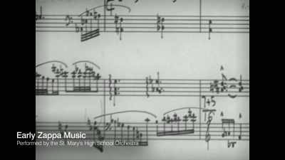 I started writing
orchestra music - Zappa
