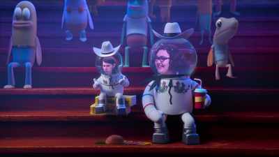 I still don't see
why she had to make me shorter than you. - Saving Bikini Bottom: The Sandy Cheeks Movie