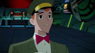 I still never gave
him his receipt. - Justice League Action