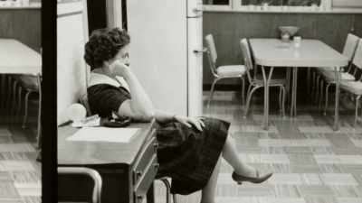 I stood by my mother's
side in the kitchen, - Martha