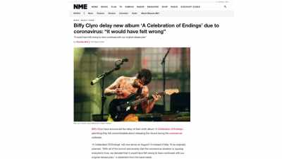 I suddenly started to think
like, "Is music even important?" - Biffy Clyro: Cultural Sons of Scotland