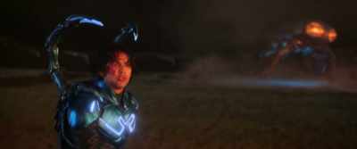 I suggest we run. - Blue Beetle