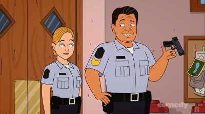 I suggest we share the gun
every other call - Corner Gas Animated