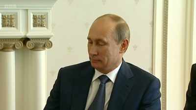 I was suggesting a conference
in Moscow where the transition - Putin vs the West
