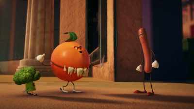 I supply food with teeth and then
command them to do whatever I want. - Sausage Party: Foodtopia